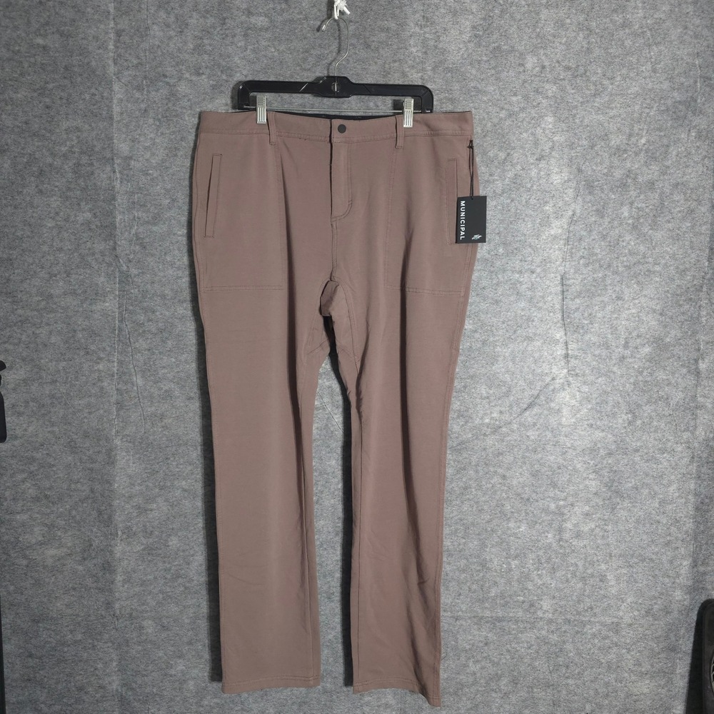 Municipal SuperStretch Utility Pant Mens 38 Taupe MMPNT119 Sport Gear Cotton
